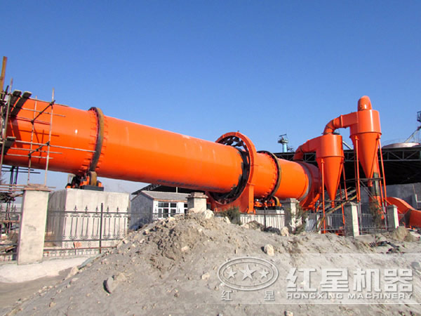石英砂烘干機作業現場