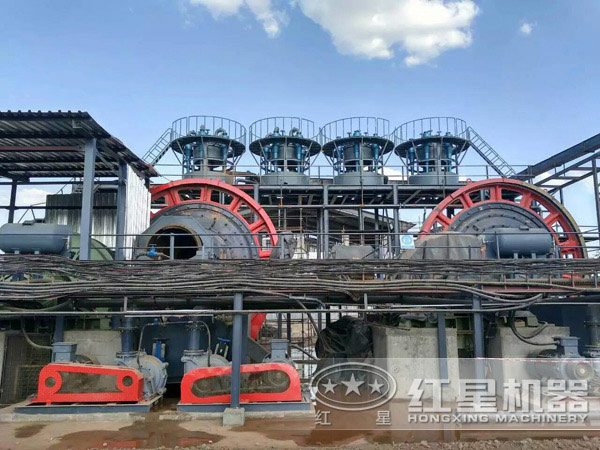 大型棒磨制砂機生產現場